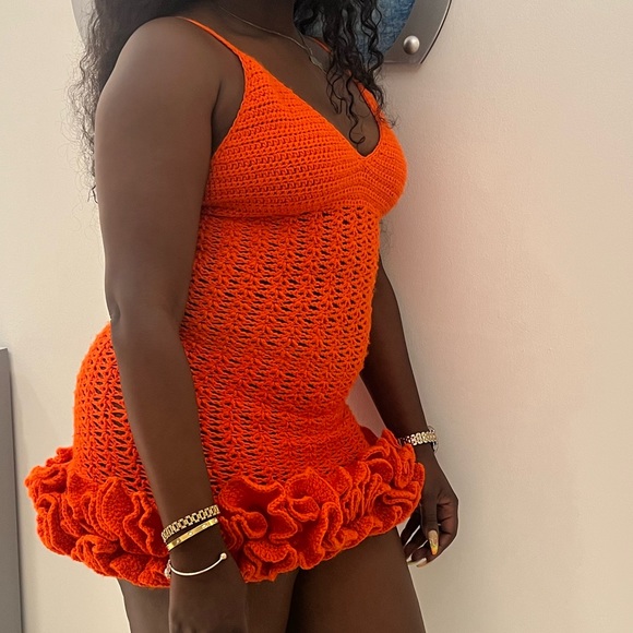 Custom Crochet Mini Dress - Picture 6 of 6
